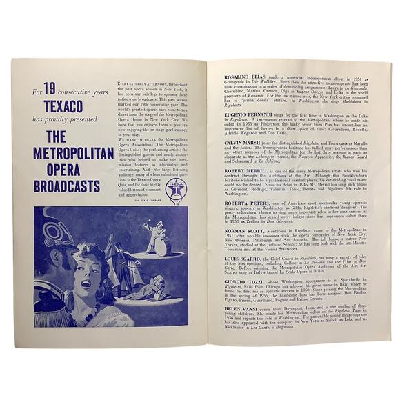 Rigoletto Playbill Apr 27 1959, Loew's Theater, Broadway NYC, Metropolitan Opera - Picture 6 of 7